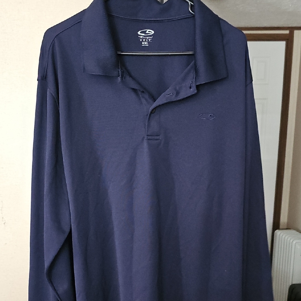 Champion Blue Performance Polo Shirt
